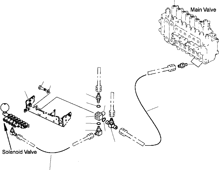 Схема запчастей Komatsu PC200LL-6 - FIG. H8-A СОЛЕНОИДНЫЙ КЛАПАН - ПОВОРОТН. STROKE КЛАПАН ГИДРАВЛИКА
