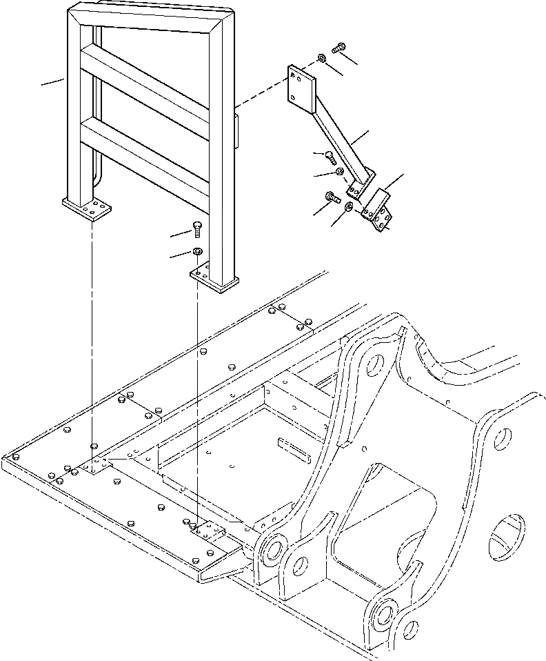 Схема запчастей Komatsu PC200LL-6 - FIG. J-A ОСНОВНАЯ РАМА - КОРПУС АККУМУЛЯТОРА ЧАСТИ КОРПУСА ОСНОВНАЯ РАМА И ЕЕ ЧАСТИ