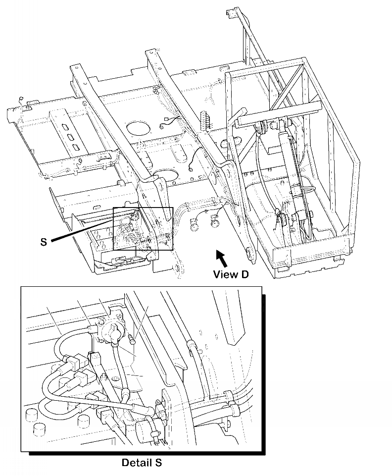 Схема запчастей Komatsu PC200LL-8 - M8-7A КАБИНА RISER COMPONENTS (/7) - 8/ INCH RISER (заводской номер A87 ) ЧАСТИ КОРПУСА