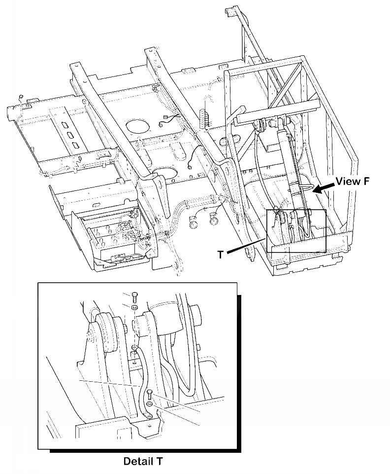 Схема запчастей Komatsu PC200LL-8 - M8-7B КАБИНА RISER COMPONENTS (/7) - 8/ INCH RISER GROUND КАБЕЛЬ ЧАСТИ КОРПУСА