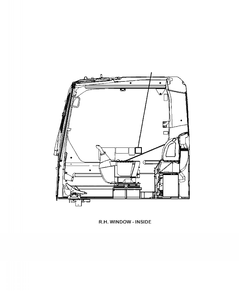 Схема запчастей Komatsu PC200LL-8 - U-A ТАБЛИЧКИ ПОВОРОТН. ИЛИ BACKING UP WARNING МАРКИРОВКА