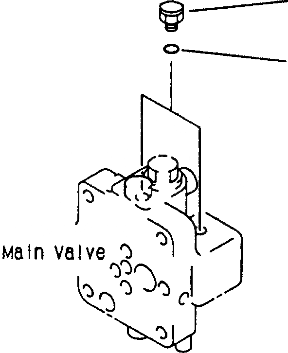 Схема запчастей Komatsu PC200Z-6LE - FIG NO. H-A ОСНОВН. КЛАПАН (ЗАГЛУШКА) ГИДРАВЛИКА