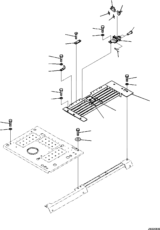 Схема запчастей Komatsu PC200-8 - КАБИНА КРЫШКА(С ПРЕФИЛЬТР) (КРЫШКАAND БЛОКИР.) (ЛЕСОЗАГОТОВИТЕЛЬНАЯ ТЕХНИКА СПЕЦ-Я) ЧАСТИ КОРПУСА