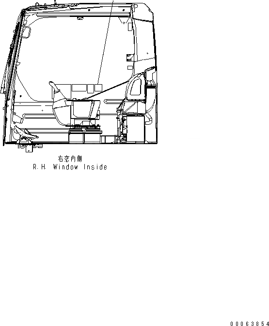 Схема запчастей Komatsu PC200-8 - ПЛАСТИНА (ПОВОРОТН. ИЛИ BACKING UP WARNING) (ПОРТУГАЛ.) (№B-) МАРКИРОВКА