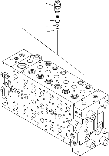 Схема запчастей Komatsu PC200-8 - ОСНОВН. КЛАПАН (-АКТУАТОР) (9/) ОСНОВН. КОМПОНЕНТЫ И РЕМКОМПЛЕКТЫ