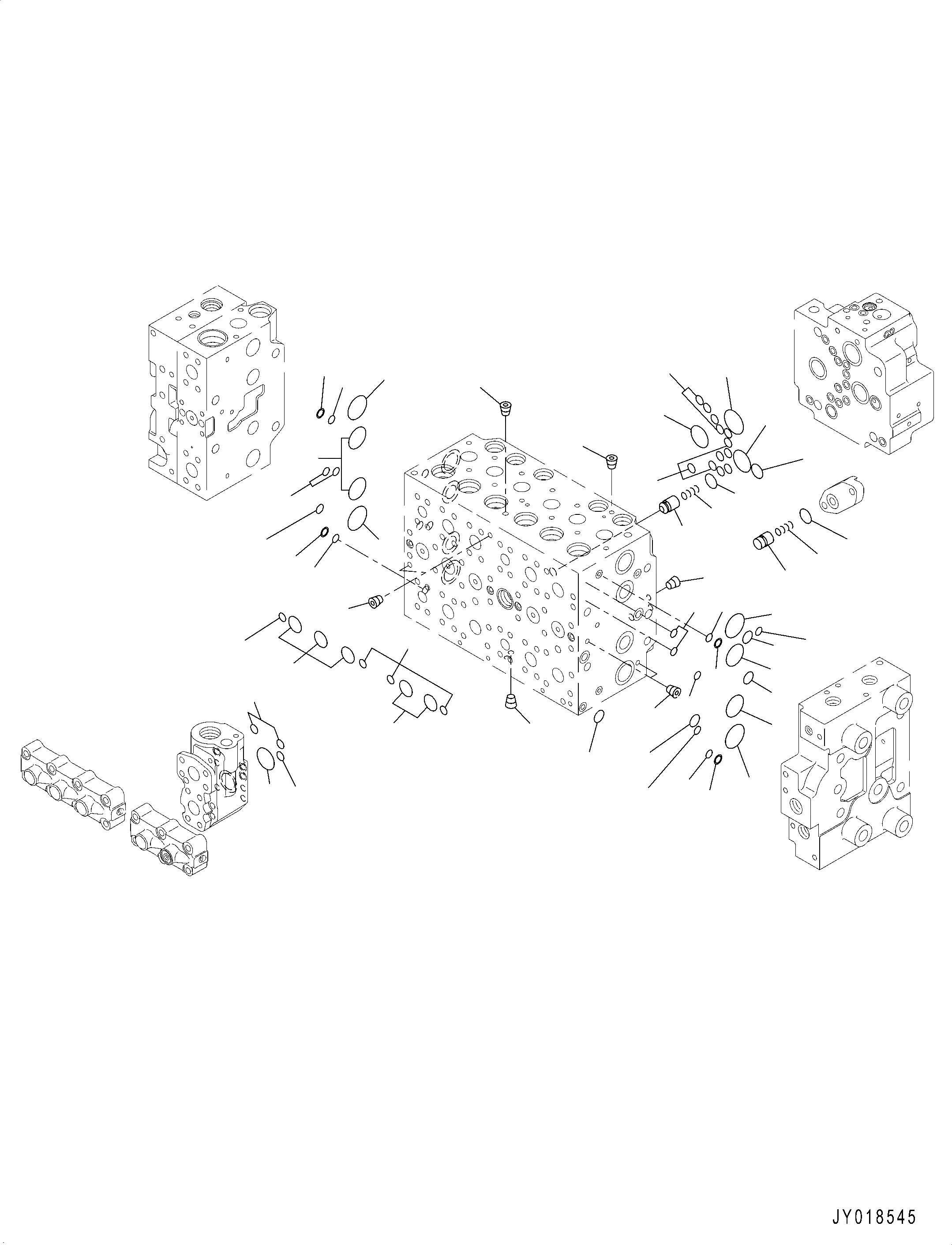 Схема запчастей Komatsu PC210-10 - ОСНОВН. УПРАВЛЯЮЩ. КЛАПАН, -ДОПОЛН. АКТУАТОР ТРУБЫ, АККУМУЛЯТОР, ВНУТР. ЧАСТИ (/9) ОСНОВН. УПРАВЛЯЮЩ. КЛАПАН, -ДОПОЛН. АКТУАТОР ТРУБЫ, АККУМУЛЯТОР