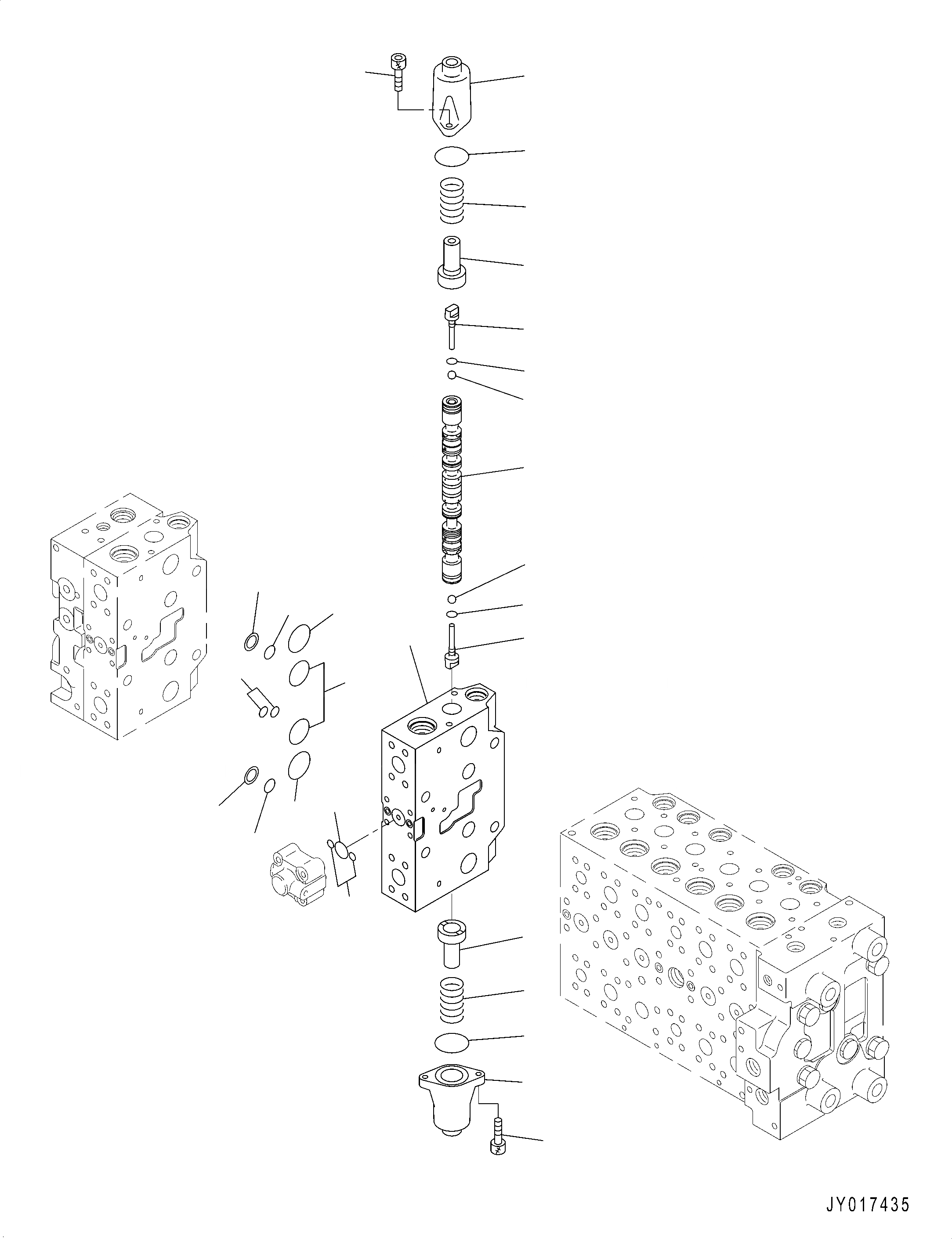 Схема запчастей Komatsu PC210-10 - ОСНОВН. УПРАВЛЯЮЩ. КЛАПАН, -ДОПОЛН. АКТУАТОР ТРУБЫ, АККУМУЛЯТОР, ВНУТР. ЧАСТИ (/) ОСНОВН. УПРАВЛЯЮЩ. КЛАПАН, -ДОПОЛН. АКТУАТОР ТРУБЫ, АККУМУЛЯТОР