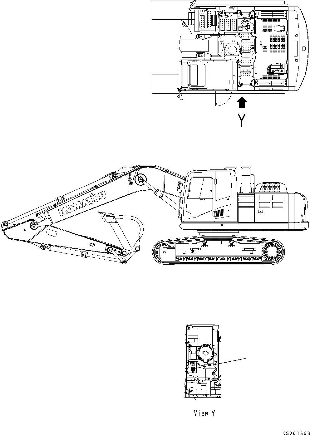 Схема запчастей Komatsu PC210-10 - АККУМУЛЯТОР АККУМУЛЯТОР