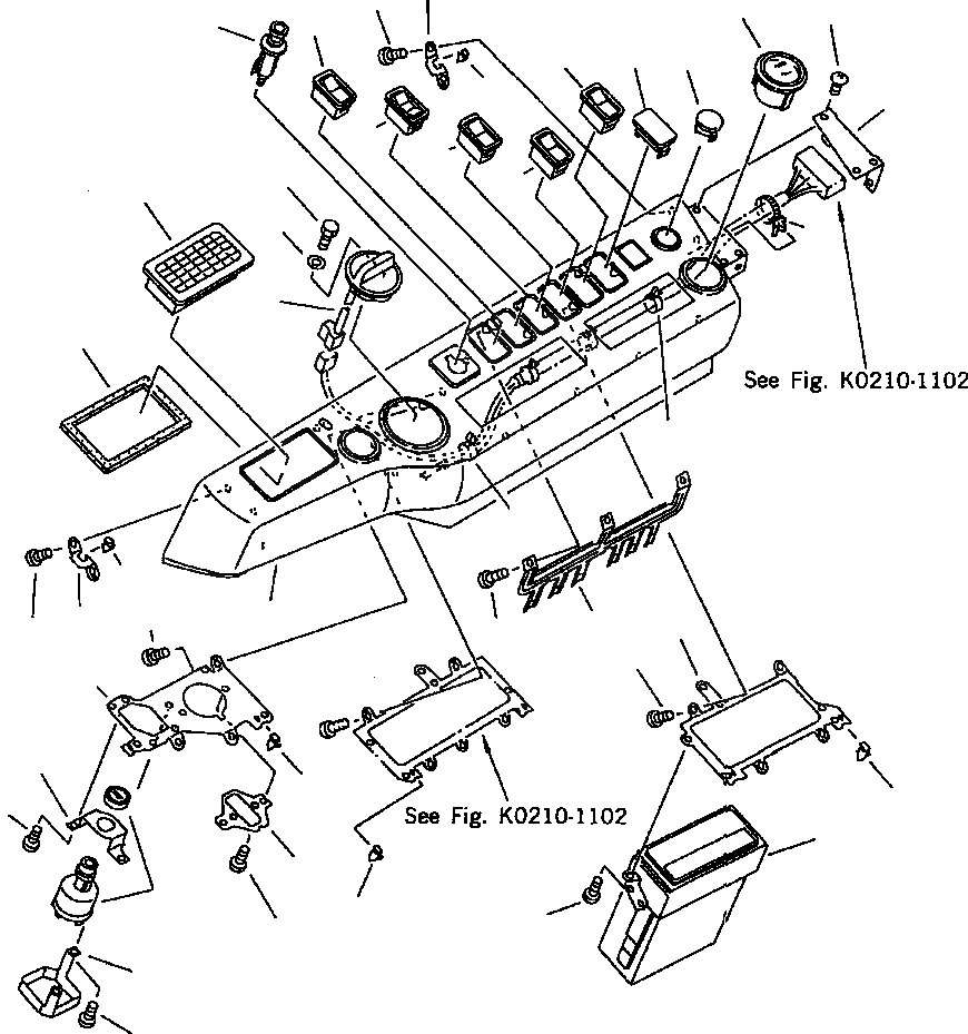 Схема запчастей Komatsu PC210LC-6LC - FIG NO. K- КАБИНА (КРЫШКА ПАНЕЛИ) (ЭЛЕКТРИЧ. РЕГУЛЯТОР) КАБИНА ОПЕРАТОРА И СИСТЕМА УПРАВЛЕНИЯ