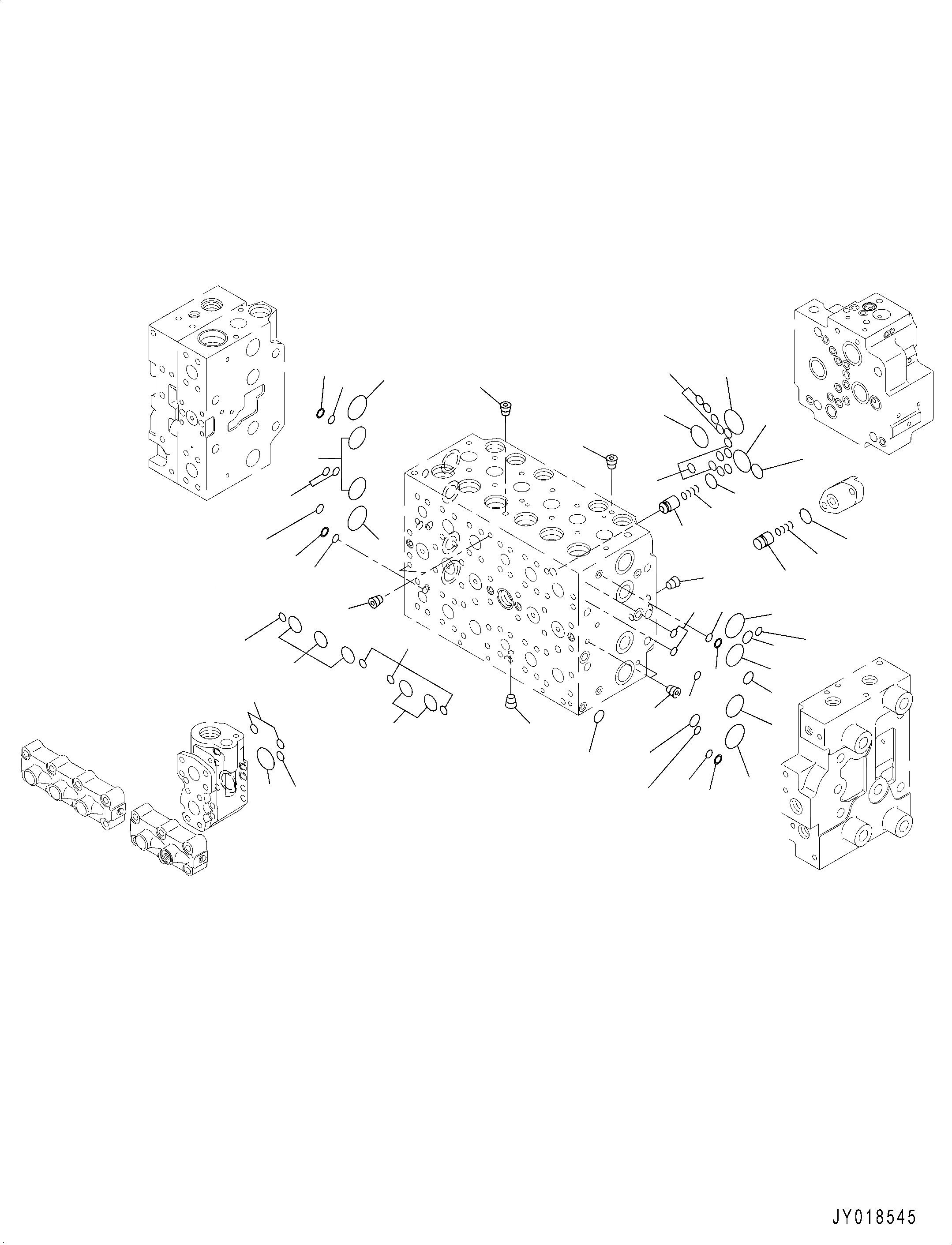 Схема запчастей Komatsu PC210LC-10 - ОСНОВН. УПРАВЛЯЮЩ. КЛАПАН, -ДОПОЛН. АКТУАТОР ТРУБЫ, АККУМУЛЯТОР, ВНУТР. ЧАСТИ (/9) ОСНОВН. УПРАВЛЯЮЩ. КЛАПАН, -ДОПОЛН. АКТУАТОР ТРУБЫ, АККУМУЛЯТОР