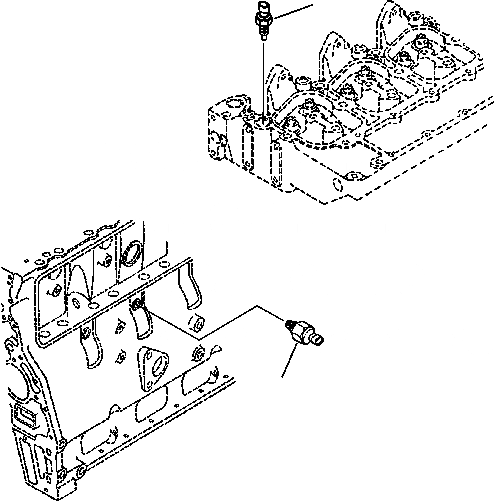 Схема запчастей Komatsu PC220LC-6LC - ДАТЧИКS ДВИГАТЕЛЬ