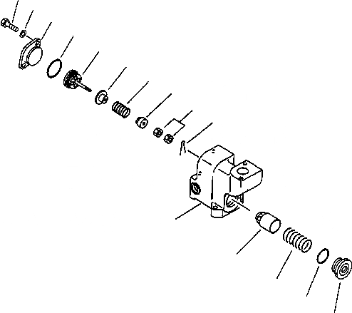 Схема запчастей Komatsu PC220LC-6LC - FIG NO. H- ГИДРОЛИНИЯ ВОЗВРАТНАЯ ЛИНИЯ(БЛОК) (ПЕРЕКЛЮЧАТЕЛЬ КЛАПАН) ГИДРАВЛИКА