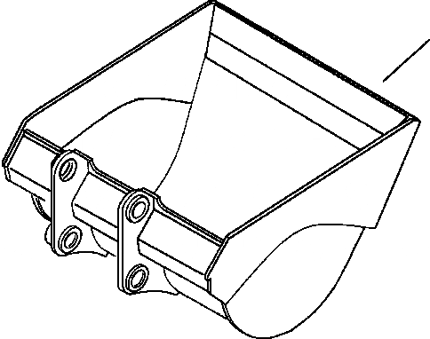 Схема запчастей Komatsu PC220LC-6LC - FIG NO. T- КОВШ - ESCO DITCH CLEANER - 7 IN. (89MM) ШИР. РАБОЧЕЕ ОБОРУДОВАНИЕ