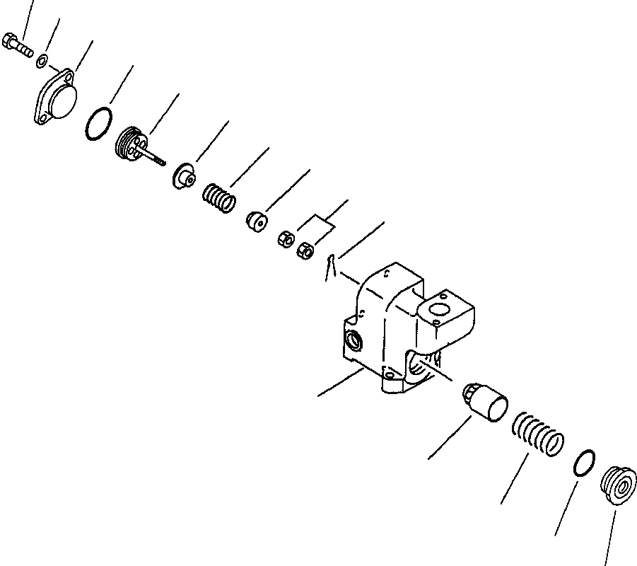 Схема запчастей Komatsu PC220LC-6LE - FIG NO. H- ГИДРОЛИНИЯ ВОЗВРАТНАЯ ЛИНИЯБЛОК - ПЕРЕКЛЮЧАТЕЛЬ КЛАПАН ГИДРАВЛИКА