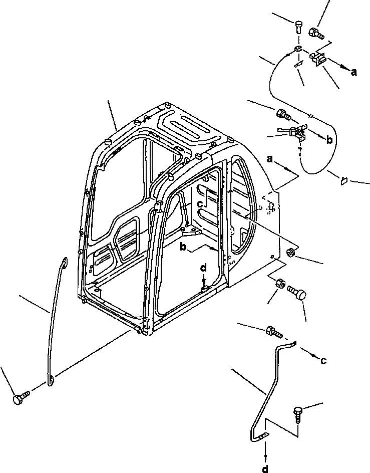 Схема запчастей Komatsu PC220LC-6LE - FIG NO. K- КАБИНА КАБИНА, РУЧКА, И ФИКСАТОР ОТКРЫТИЯ КАБИНА ОПЕРАТОРА И СИСТЕМА УПРАВЛЕНИЯ