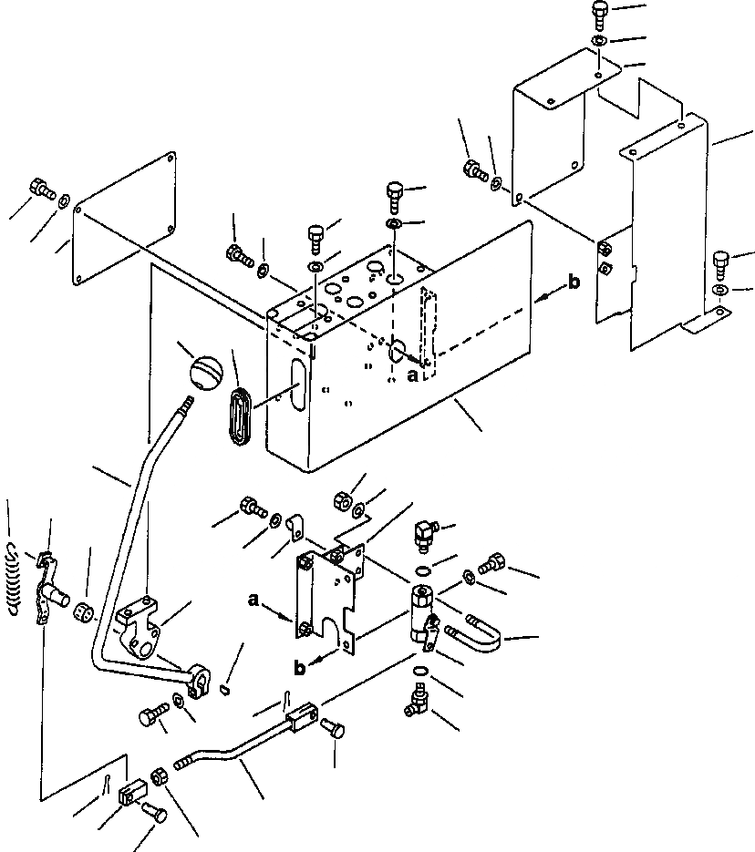 Схема запчастей Komatsu PC220LC-6LE - FIG NO. K- ЛЕВ. СТОЙКА СТОЙКА И ЗАДН. КРЫШКА КАБИНА ОПЕРАТОРА И СИСТЕМА УПРАВЛЕНИЯ