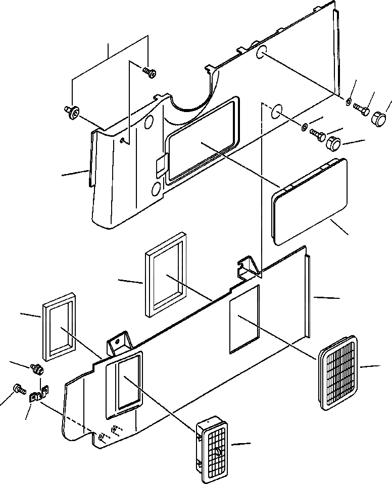 Схема запчастей Komatsu PC220LC-6LE - FIG NO. K7- ОТДЕЛКА COVER КАБИНА ОПЕРАТОРА И СИСТЕМА УПРАВЛЕНИЯ