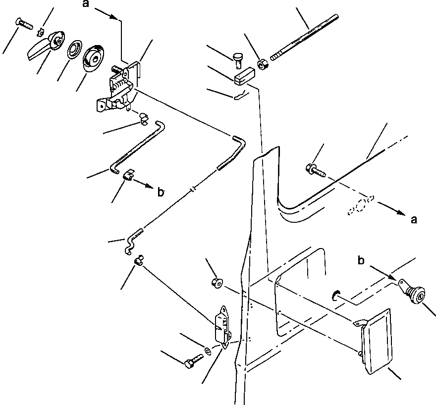 Схема запчастей Komatsu PC220LC-5 - КАБИНА ASSEMBLY КАБИНА ЗАМОК ДВЕРИ ASSEMBLY ЧАСТИ КОРПУСА