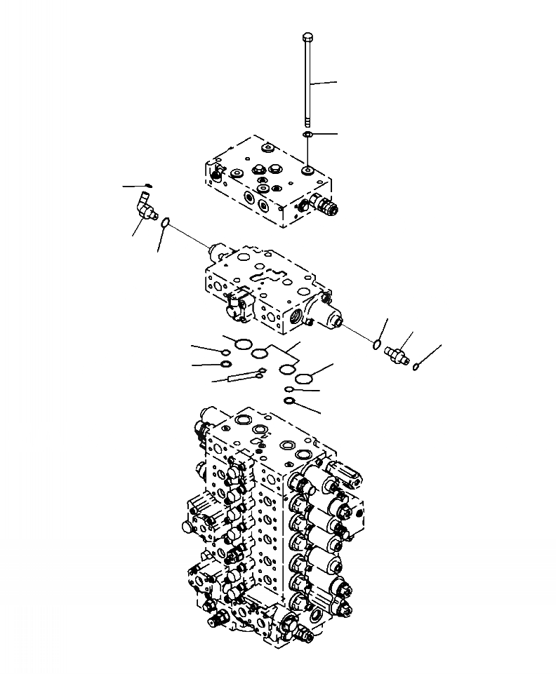 Схема запчастей Komatsu PC220LC-8 - H-A ОСНОВН. УПРАВЛЯЮЩ. КЛАПАН СЕРВИСНЫЙ КЛАПАН СОЕДИН-ЕS ( АКТУАТОРS) ГИДРАВЛИКА