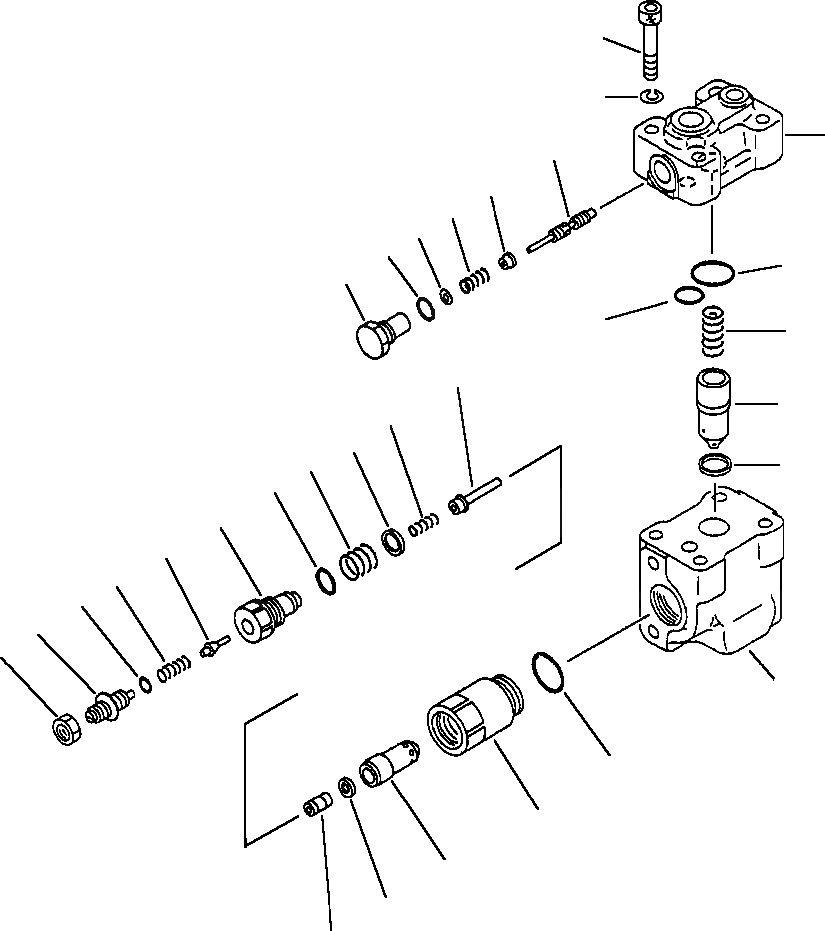 Схема запчастей Komatsu PC220LL-6 - FIG. H-A ГИДРОЛИНИЯ - СТРЕЛА И РУКОЯТЬ ЛИНИЯ - СТОПОРН. КЛАПАН ГИДРАВЛИКА