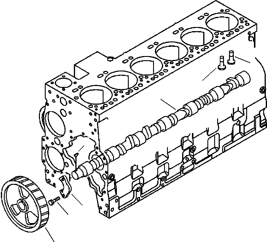 Схема запчастей Komatsu PC220LL-7L - FIG. A9-A РАСПРЕДВАЛ ДВИГАТЕЛЬ