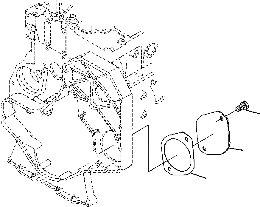 Схема запчастей Komatsu PC220LL-7L - FIG. A7-AA ПЕРЕДН. ЗУБЧАТ. ПЕРЕДАЧА АКСЕССУАРЫ ПРИВОД COVER ДВИГАТЕЛЬ