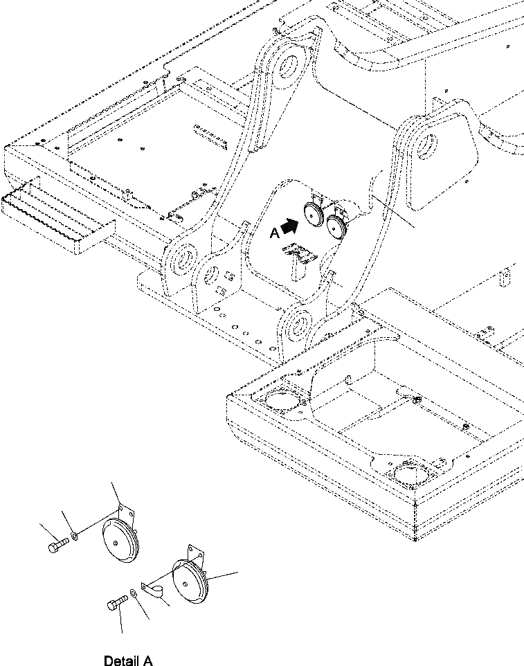 Схема запчастей Komatsu PC220LL-7L - FIG. E-A ЗВУК. СИГНАЛ. ЭЛЕКТРИКА