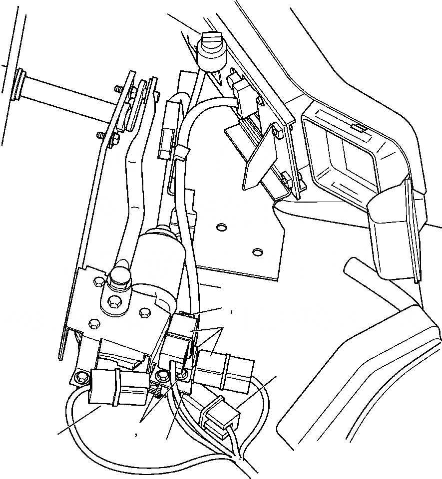 Схема запчастей Komatsu PC220LL-7L - FIG. E-A ЭЛЕКТР. ЭЛЕКТРОПРОВОДКА РЕЛЕS ЭЛЕКТРИКА