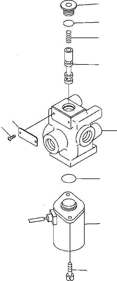 Схема запчастей Komatsu PC220LL-7L - FIG. H8-A СОЛЕНОИДНЫЙ КЛАПАН ГИДРАВЛИКА