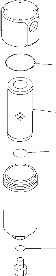 Схема запчастей Komatsu PC220LL-7L - FIG. H8-7A ФИЛЬТР. ASSEMBLY ГИДРАВЛИКА