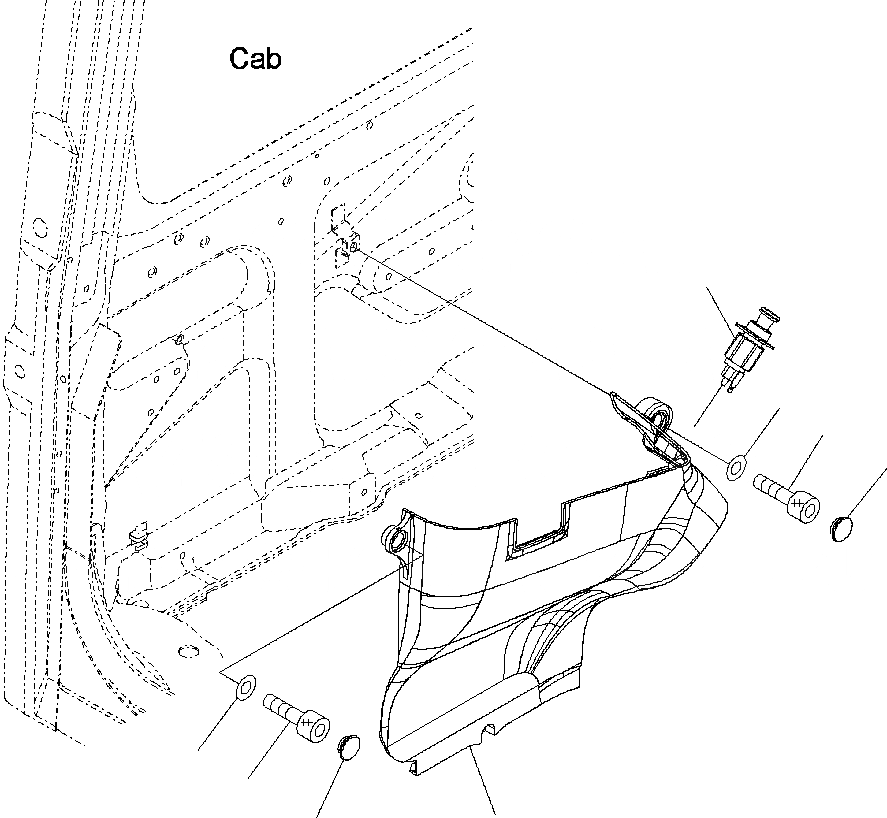 Схема запчастей Komatsu PC220LL-7L - FIG. K7-A КАБИНА - COVER КАБИНА ОПЕРАТОРА И СИСТЕМА УПРАВЛЕНИЯ