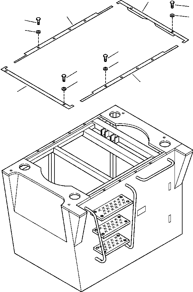 Схема запчастей Komatsu PC220LL-7L - FIG. M8-A КАБИНА - RISER ЮБКА ЧАСТИ КОРПУСА ЧАСТИ КОРПУСА