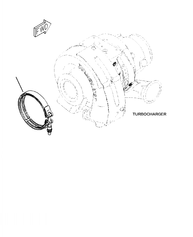 Схема запчастей Komatsu PC240LC-10 - AXS- ОТВОД ВЫХЛОПН. ГАЗОВ ДВИГАТЕЛЬ