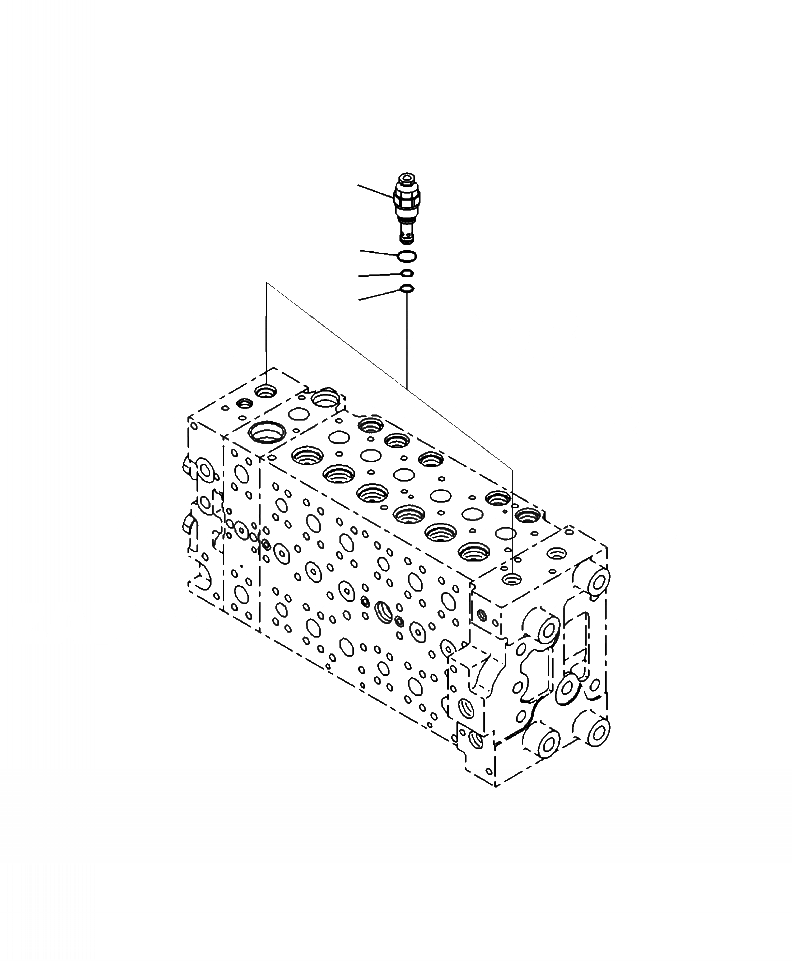 Схема запчастей Komatsu PC240LC-10 - H-9 ОСНОВН. УПРАВЛЯЮЩ. КЛАПАН ВНУТР. ЧАСТИ (9/) ГИДРАВЛИКА