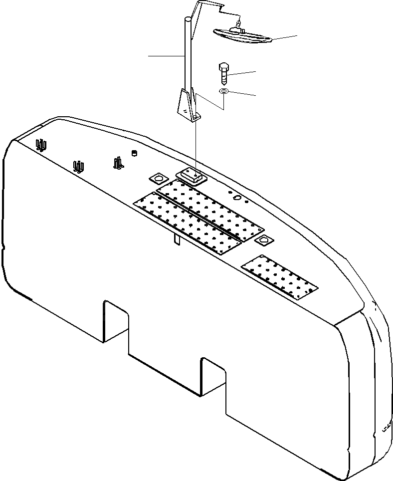 Схема запчастей Komatsu PC240LC-8 - ЗЕРКАЛА ЗАДН. ВИДА(ДЛЯ COUTER ВЕС) ПРОТИВОВЕС, KG