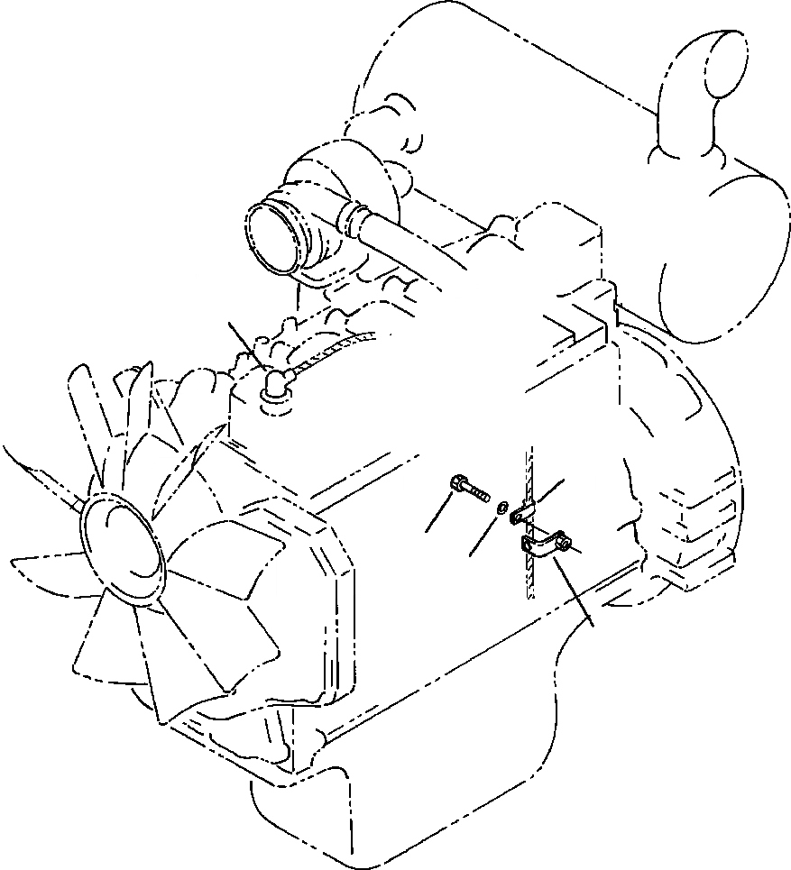 Схема запчастей Komatsu PC250LC-6LC - FIG NO. B7-A ВОЗВРАТН. ЛИНИЯ КРЕПЛЕНИЕ КОМПОНЕНТЫ ДВИГАТЕЛЯ