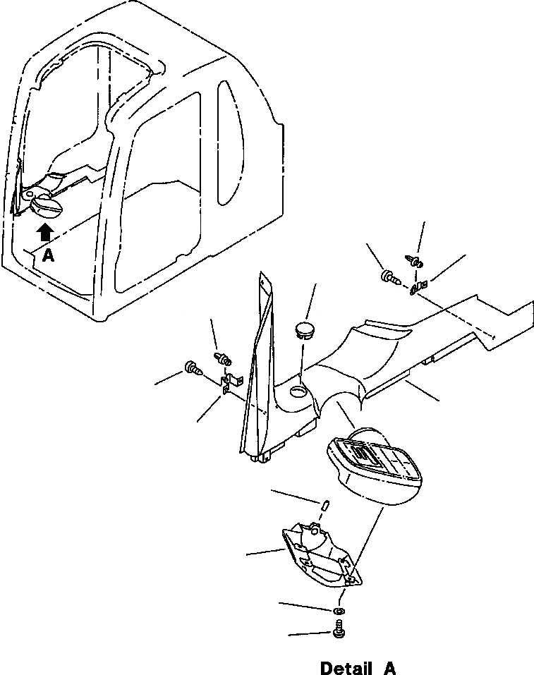 Схема запчастей Komatsu PC250LC-6L - FIG NO. K- КАБИНА (КРЫШКА ПАНЕЛИ С МОНИТОРОМ) КАБИНА ОПЕРАТОРА И СИСТЕМА УПРАВЛЕНИЯ