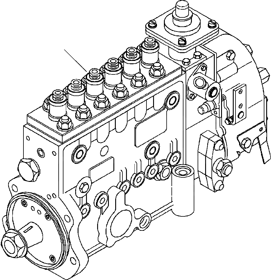 Схема запчастей Komatsu PC270LC-6LE - FIG NO. A-AA ТОПЛ. НАСОС ДВИГАТЕЛЬ - SADE-