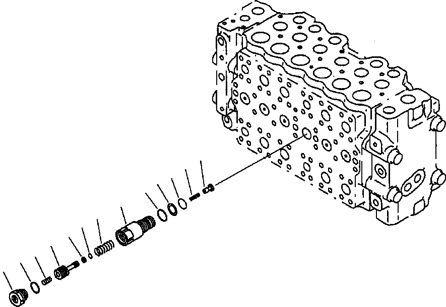 Схема запчастей Komatsu PC270LC-6LE - FIG NO. H-CA ОСНОВН. КЛАПАН LS DIVIDER КЛАПАН ASSEMBLY ГИДРАВЛИКА