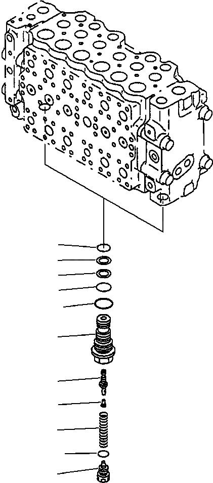 Схема запчастей Komatsu PC270LC-6LE - FIG NO. H-C8A ОСНОВН. КЛАПАН UNПОГРУЗ. КЛАПАН ASSEMBLY ГИДРАВЛИКА