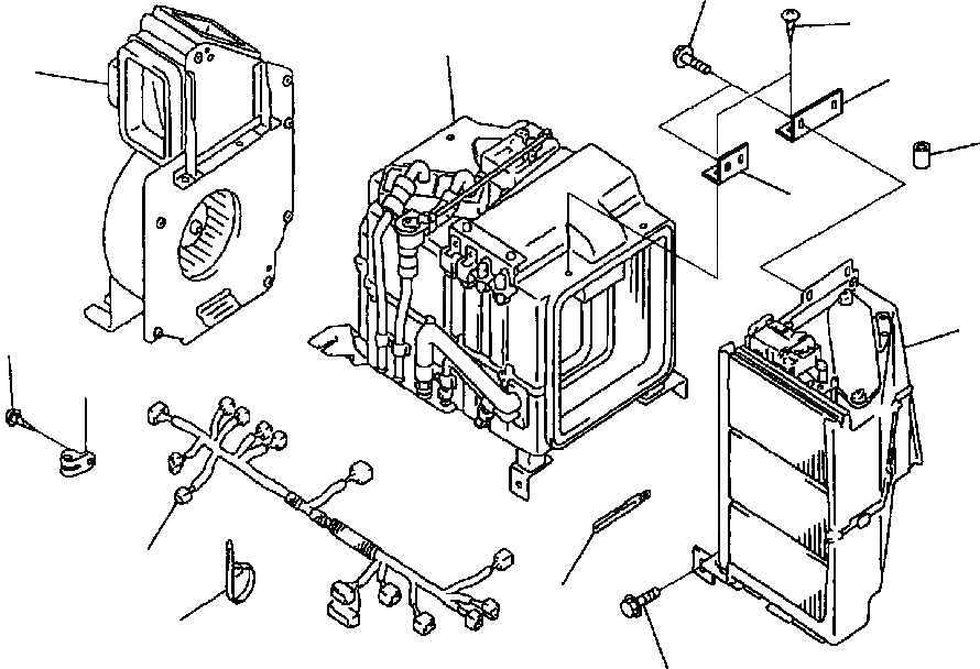 Схема запчастей Komatsu PC270LC-6LE - FIG NO. K7-A КОНДИЦ. ВОЗДУХА - NIPPON DENSO БЛОК ОХЛАЖДЕНИЯ ASSEMBLY КАБИНА ОПЕРАТОРА И СИСТЕМА УПРАВЛЕНИЯ