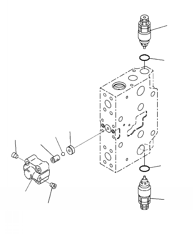 Схема запчастей Komatsu PC270LC-8 - H-A ОСНОВН. КЛАПАН СЕРВИСНЫЙ КЛАПАН (РАЗГРУЗ. КЛАПАН) ГИДРАВЛИКА