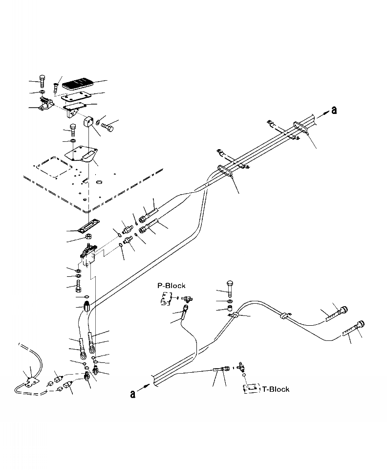Схема запчастей Komatsu PC270LC-8 - K-A КАБИНА ПЕДАЛЬ - P & T БЛОКS ТРУБЫ OPERATOR\XD S ОБСТАНОВКА И СИСТЕМА УПРАВЛЕНИЯ