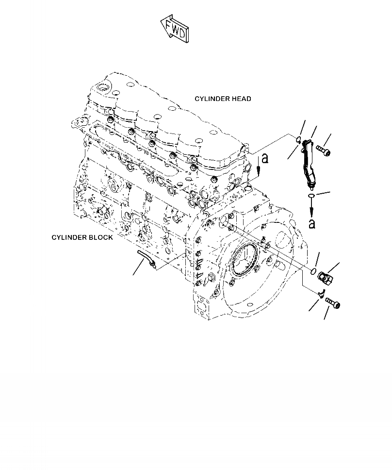 Схема запчастей Komatsu PC290LC-10 - ABR- САПУН КАРТЕРА ДВИГАТЕЛЬ