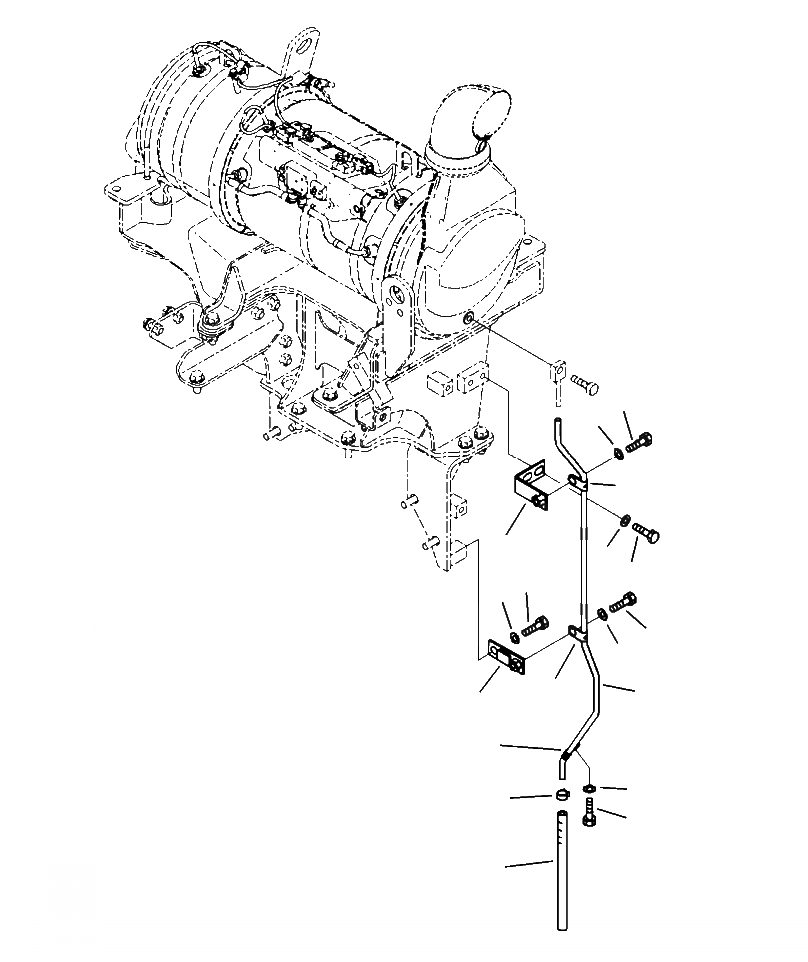 Схема запчастей Komatsu PC290LC-10 - A- KOMATSU DIESEL ЧАСТЬICULATE ФИЛЬТР. (KDPF) (/) ДВИГАТЕЛЬ