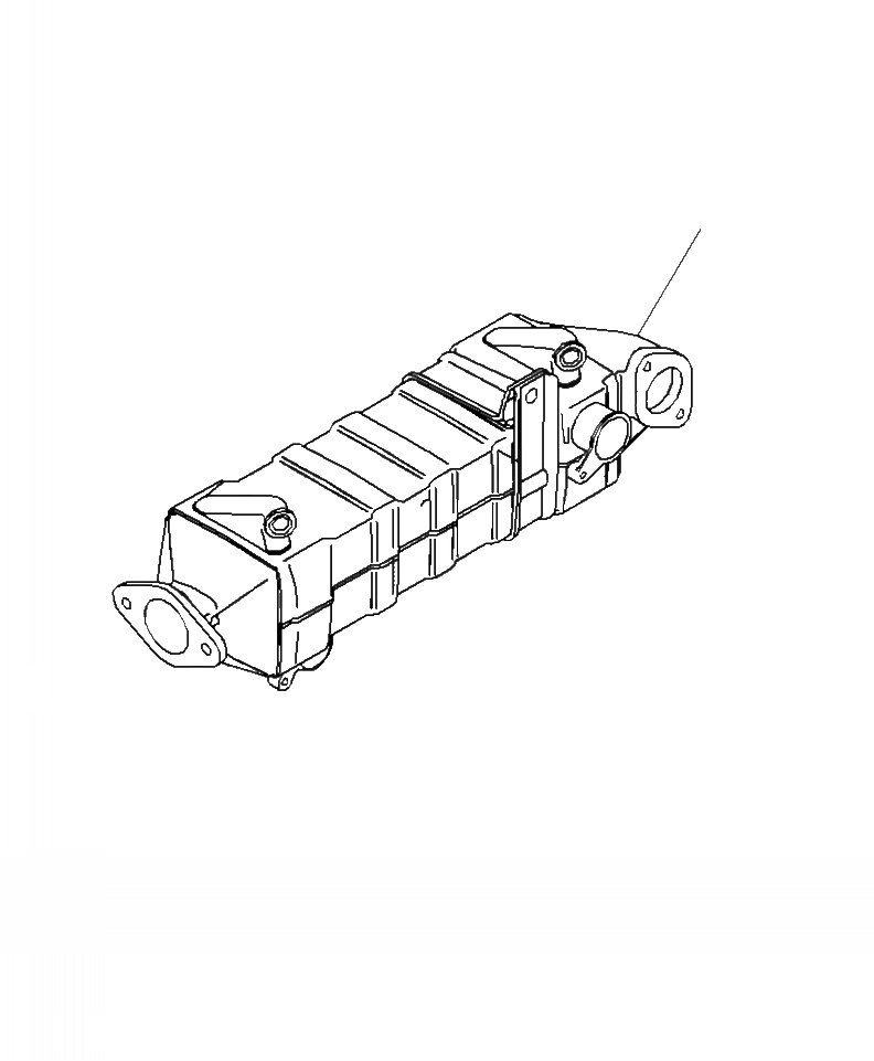 Схема запчастей Komatsu PC290LC-10 - A9- ВЫПУСКН. GAS RE-CIRCULATION (EGR) ОХЛАДИТЕЛЬ ДВИГАТЕЛЬ