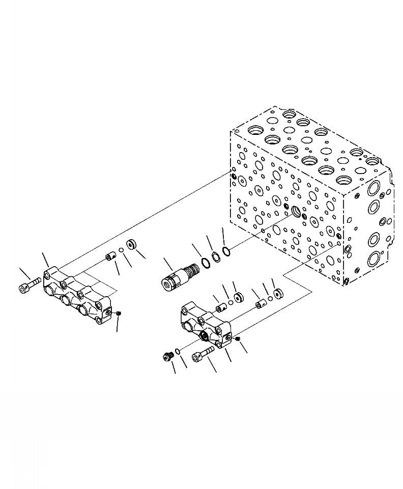 Схема запчастей Komatsu PC290LC-10 - H- ОСНОВН. УПРАВЛЯЮЩ. КЛАПАН LS DIVIDER КЛАПАН ГИДРАВЛИКА