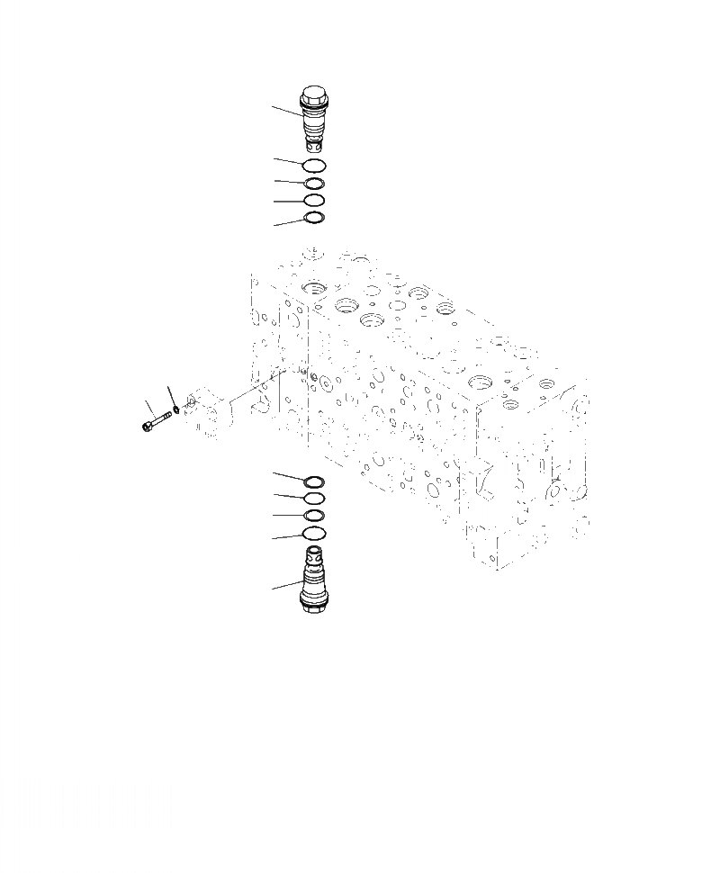 Схема запчастей Komatsu PC290LC-10 - H-8 ОСНОВН. УПРАВЛЯЮЩ. КЛАПАН СЕРВИСНЫЙ КЛАПАН (PRESSURE COMPENSATING КЛАПАН) ГИДРАВЛИКА