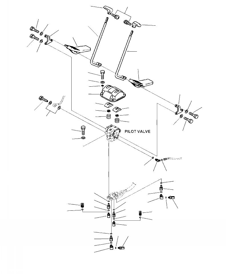 Схема запчастей Komatsu PC290LC-10 - K-8 КАБИНА РЫЧАГ УПРАВЛ-Я ХОДОМ OPERATORS ОБСТАНОВКА И СИСТЕМА УПРАВЛЕНИЯ