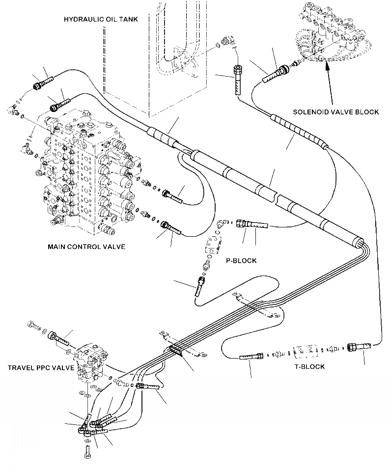 Схема запчастей Komatsu PC290LC-10 - K- КАБИНА КЛАПАН PPCТРУБЫ ДЛЯ ХОД OPERATORS ОБСТАНОВКА И СИСТЕМА УПРАВЛЕНИЯ